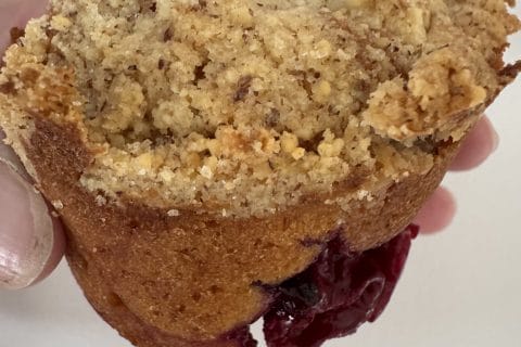 Cliquez pour zoomer ! Muffins aux myrtilles Thermomix par Coconini