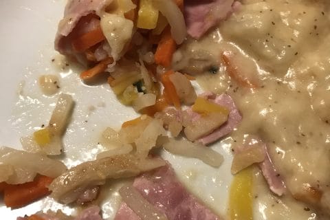 Cliquez pour zoomer ! Roulés gratinés de jambon aux légumes Thermomix par Coconini