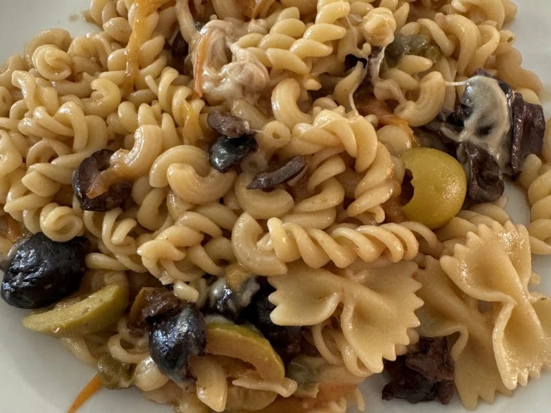 Cliquez pour zoomer ! Penne alla puttanesca Thermomix par Coconini