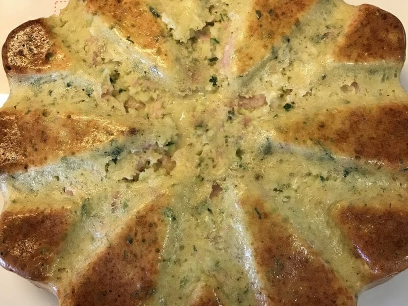 Cliquez pour zoomer ! Cake courgettes et cheddar Thermomix par Coconini