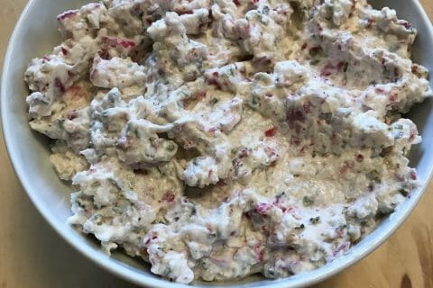 Cliquez pour zoomer ! Rillettes de radis roses au cheese cream Thermomix par Coconini