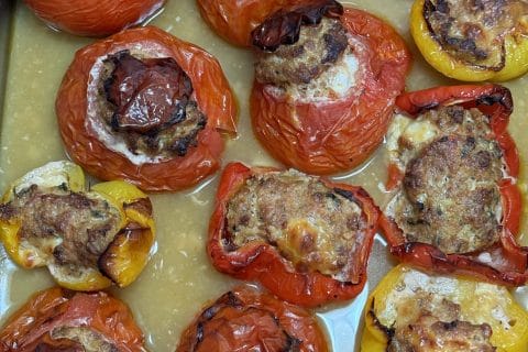 Cliquez pour zoomer ! Tomates farcies Thermomix par Coconini