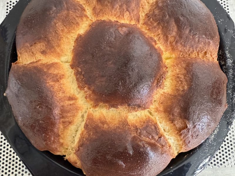 Cliquez pour zoomer ! Brioche à la semoule de blé Thermomix par Coconini