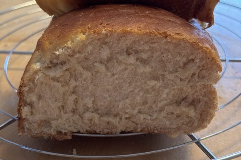 Cliquez pour zoomer ! Brioche sans beurre, sans oeufs Thermomix par Coconini