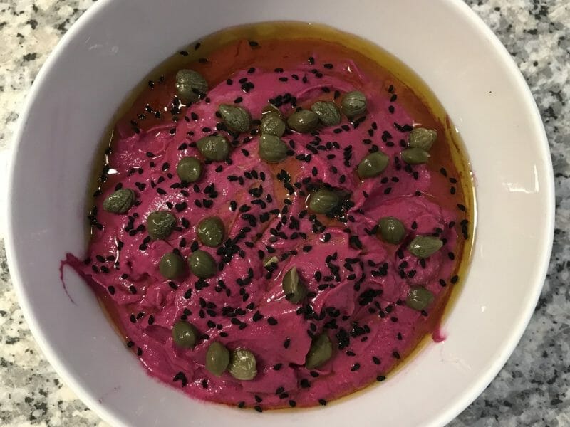 Cliquez pour zoomer ! Tartinade betterave feta Thermomix par Coconini