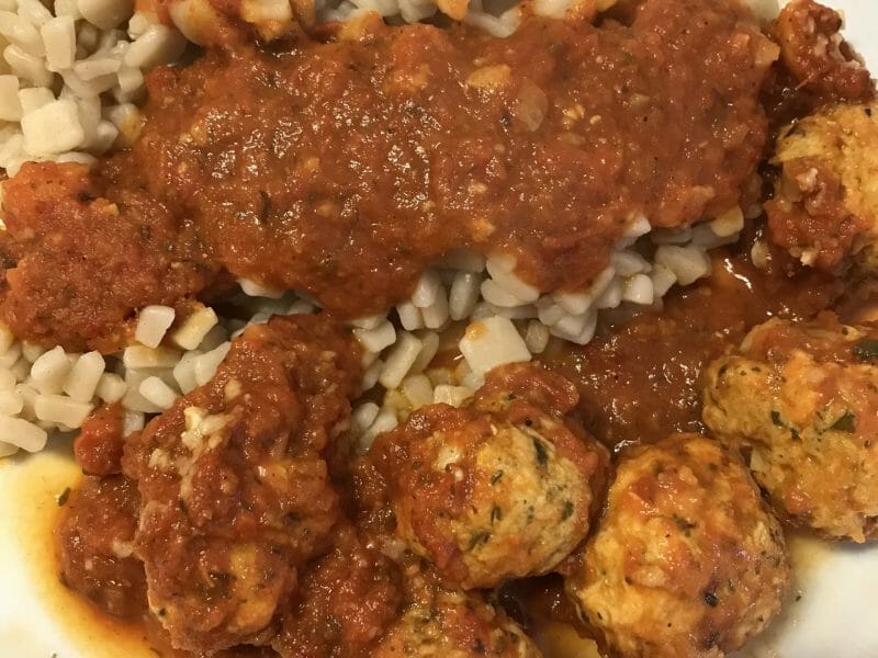 Cliquez pour zoomer ! Boulettes de dinde à l’italienne Thermomix par Coconini