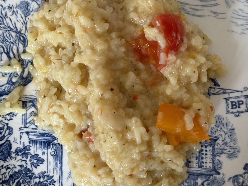 Cliquez pour zoomer ! Risotto tomates cerises basilic Thermomix par Coconini
