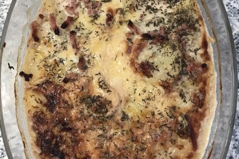 Cliquez pour zoomer ! Gratin de pommes de terre à la normande Thermomix par Coconini