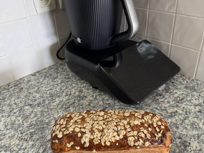 Cliquez pour zoomer ! Pain aux flocons d’avoine et au miel Thermomix par Coconini