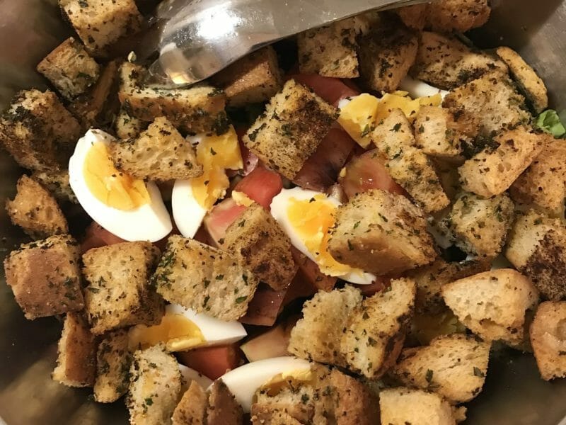 Cliquez pour zoomer ! Salade César Thermomix par Coconini