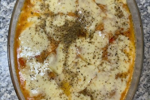 Cliquez pour zoomer ! Gratin de riz façon pizza Thermomix par Coconini