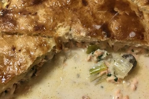 Cliquez pour zoomer ! Petites tourtes à la truite, fourme et poireaux Thermomix par Coconini