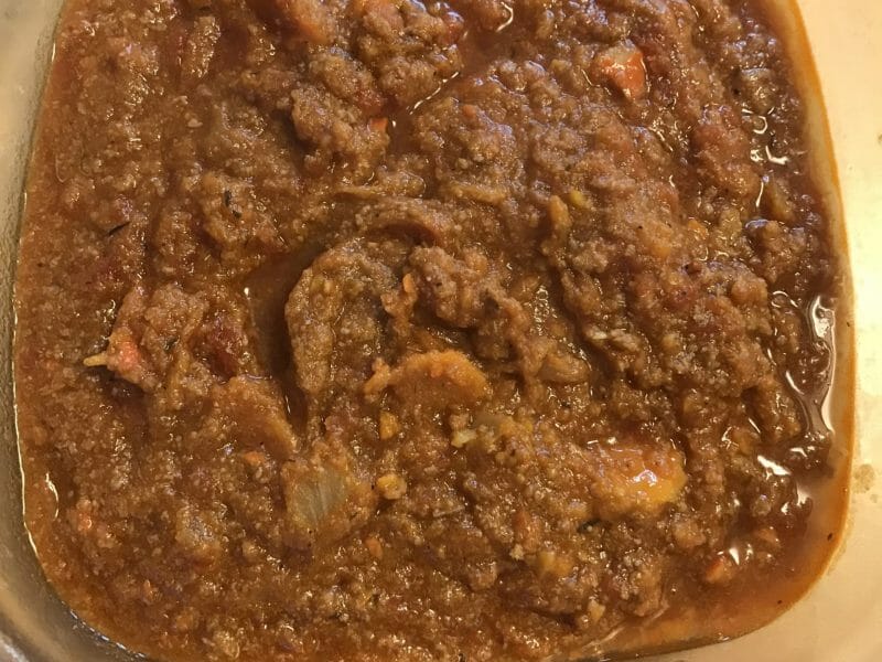 Cliquez pour zoomer ! Pâtes sauce bolognaise au potiron Thermomix par Coconini
