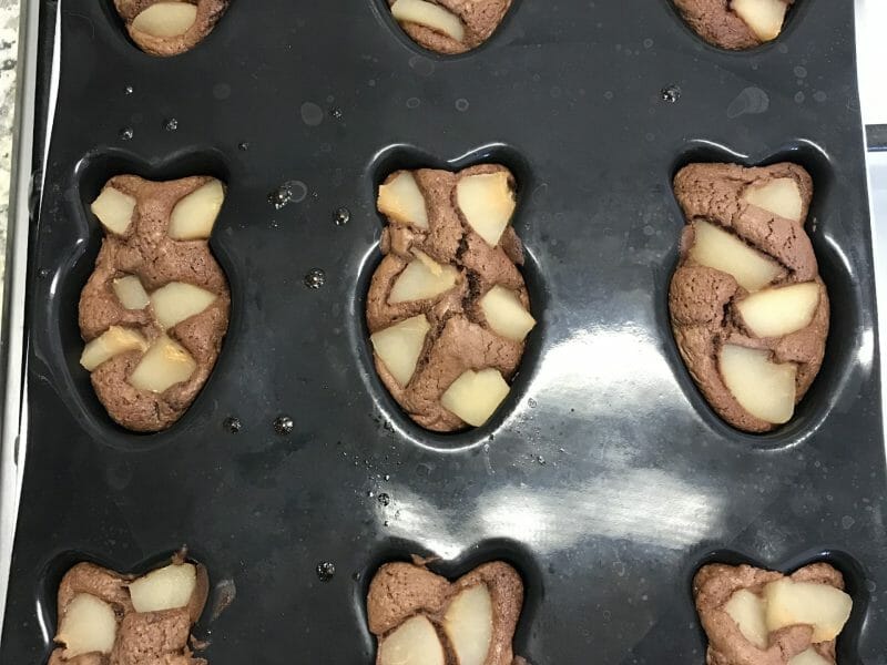 Cliquez pour zoomer ! Brownies aux poires Thermomix par Coconini