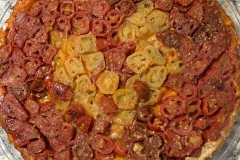 Cliquez pour zoomer ! Tatin de tomates cerises à la tapenade Thermomix par Coconini