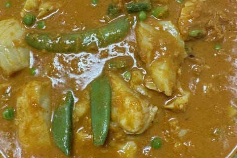 Cliquez pour zoomer ! Curry de poisson au lait de coco Thermomix par Coconini
