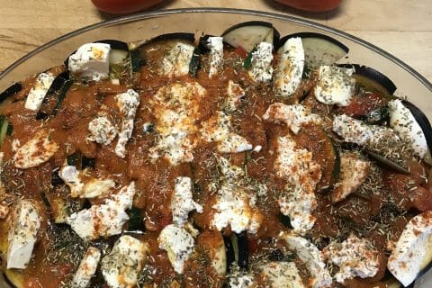 Cliquez pour zoomer ! Tian de légumes et mozzarella Thermomix par Coconini