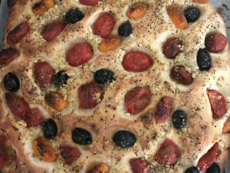 Cliquez pour zoomer ! Focaccia des Pouilles Thermomix par Coconini