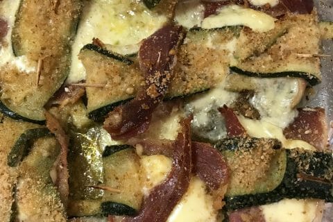 Cliquez pour zoomer ! Roulés de courgettes au jambon Thermomix par Coconini