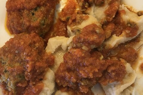 Cliquez pour zoomer ! Knepps à la crème et aux lardons Thermomix par Coconini