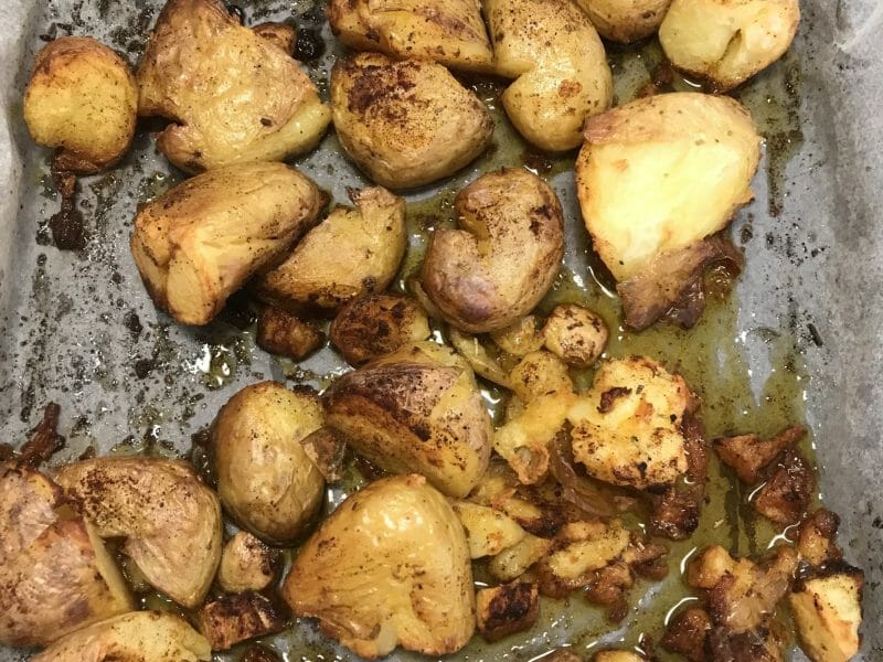 Cliquez pour zoomer ! Smashed potatoes Thermomix par Coconini