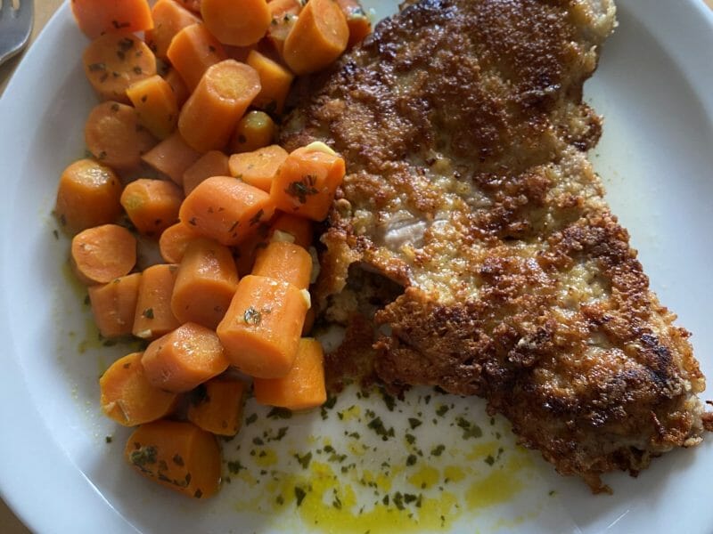 Cliquez pour zoomer ! Escalopes milanaises Thermomix par Coconini