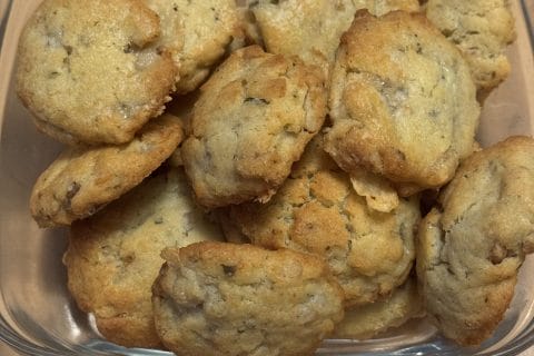 Cliquez pour zoomer ! Cookies noix et roquefort Thermomix par Coconini