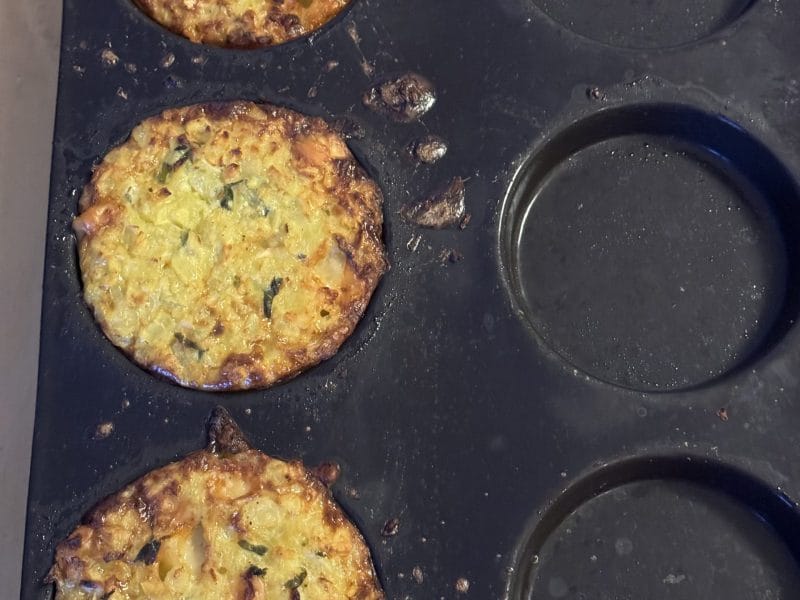 Cliquez pour zoomer ! Galettes de pommes de terre au four Thermomix par Coconini