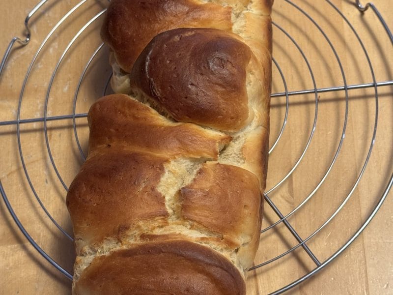 Cliquez pour zoomer ! Brioche sans beurre, sans oeufs Thermomix par Coconini