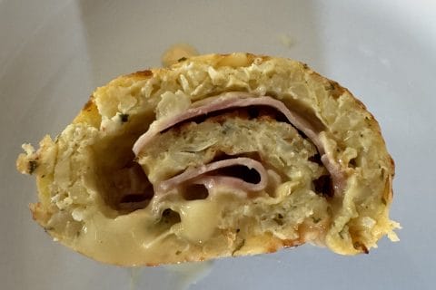 Cliquez pour zoomer ! Roulé de pommes de terre, jambon et reblochon Thermomix par Coconini