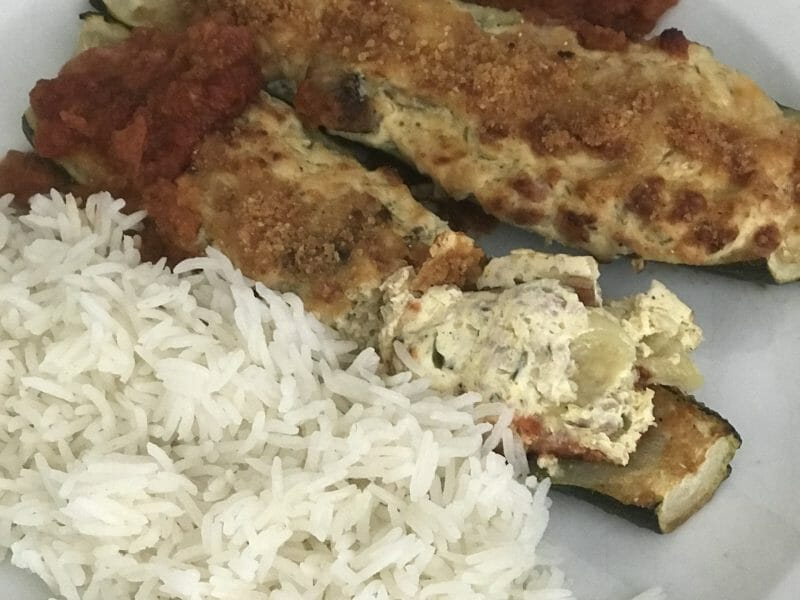 Cliquez pour zoomer ! Courgettes rondes farcies à la ricotta Thermomix par Coconini