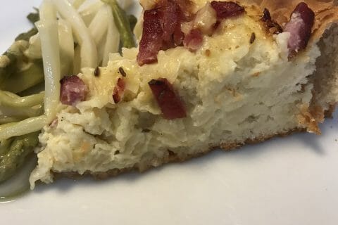 Cliquez pour zoomer ! Zwiebelkuchen – gâteau aux oignons Thermomix par Coconini