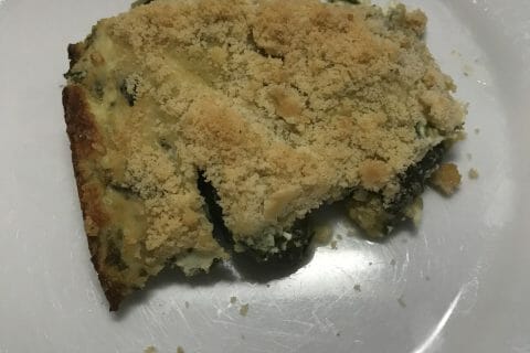 Cliquez pour zoomer ! Gratin de courgette à la ricotta et crumble Thermomix par Coconini