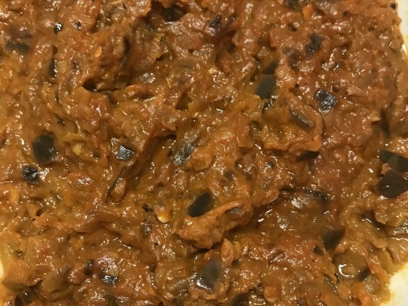 Cliquez pour zoomer ! Tartinade d’aubergines et tomates Thermomix par Coconini