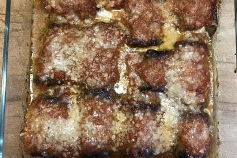 Cliquez pour zoomer ! Roulés d’aubergines au jambon Thermomix par Coconini