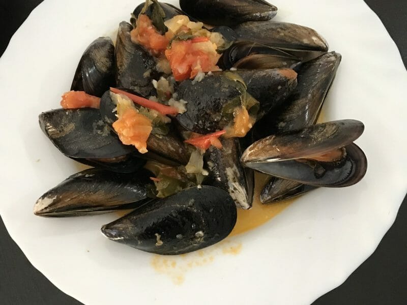 Cliquez pour zoomer ! Moules sauce piquante Thermomix par Coconini
