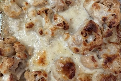 Cliquez pour zoomer ! Gratin de chou-fleur au gorgonzola et aux noix Thermomix par Coconini