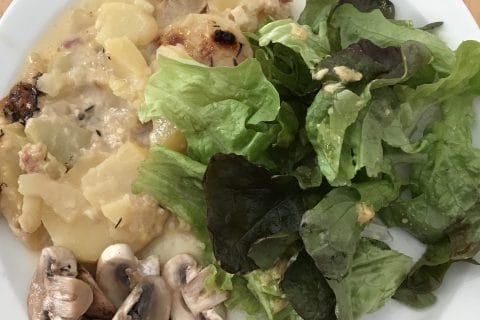 Cliquez pour zoomer ! Gratin de pommes de terre à la normande Thermomix par Coconini