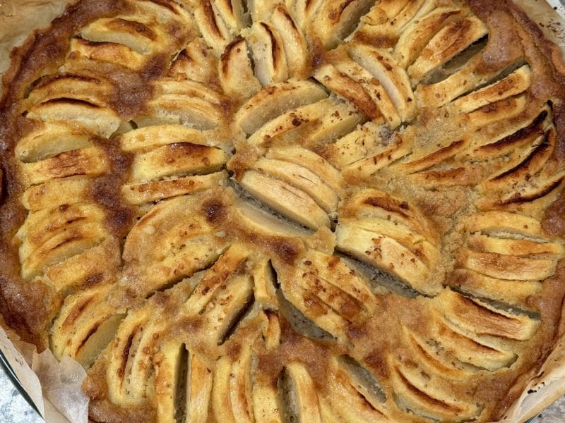 Cliquez pour zoomer ! Tarte normande aux pommes Thermomix par Coconini