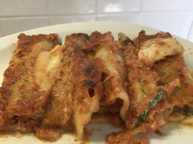 Cliquez pour zoomer ! Cannelloni ricotta et épinards Thermomix par Coconini