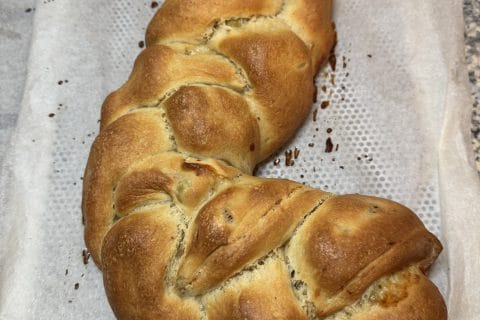 Cliquez pour zoomer ! Brioche salée jambon fromage Thermomix par Coconini