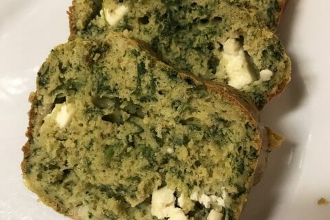 Cliquez pour zoomer ! Cake aux épinards, mozzarella et pesto Thermomix par Coconini