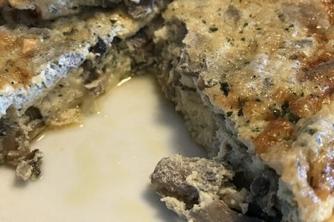 Cliquez pour zoomer ! Tortilla de champignons à l’ail Thermomix par Coconini