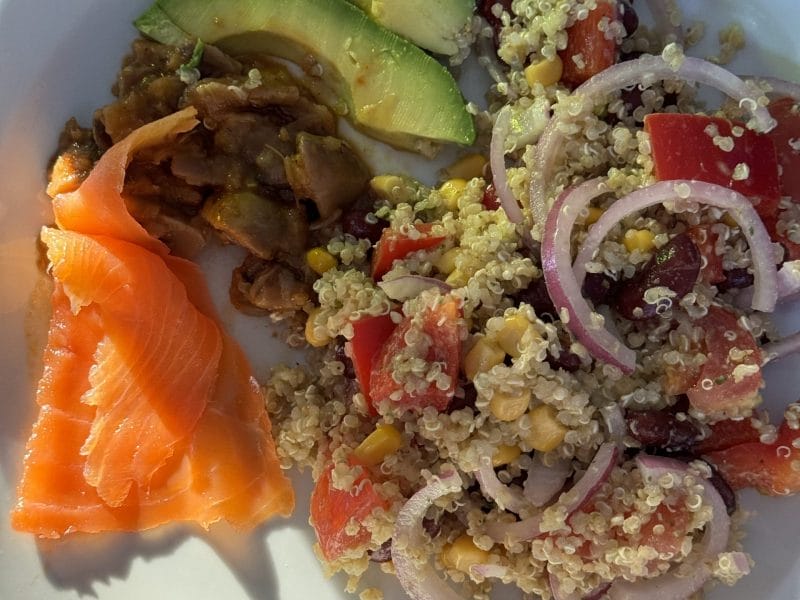 Cliquez pour zoomer ! Salade de quinoa mexicaine Thermomix par Coconini