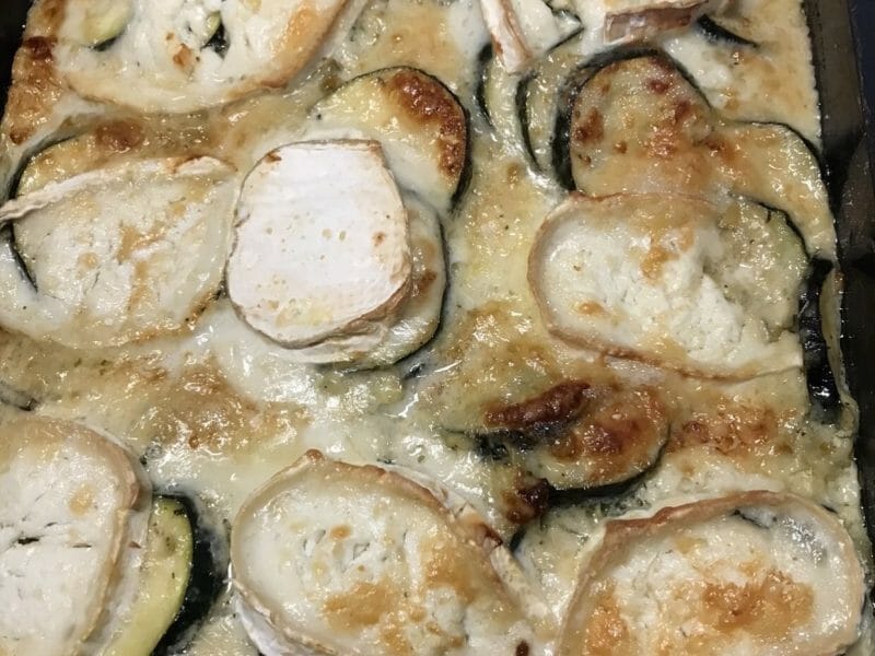 Cliquez pour zoomer ! Gratin de courgettes au chèvre Thermomix par Coconini