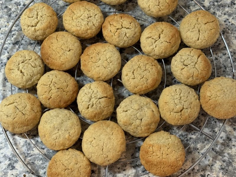 Cliquez pour zoomer ! Biscuits aux flocons d’avoine et amandes Thermomix par Coconini