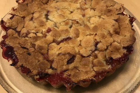 Cliquez pour zoomer ! Crumb cake aux prunes Thermomix par Coconini