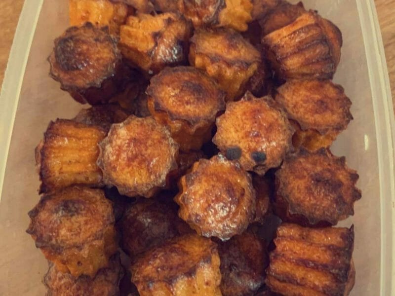 Cliquez pour zoomer ! Mini cannelés chorizo comté Thermomix par audrey_948