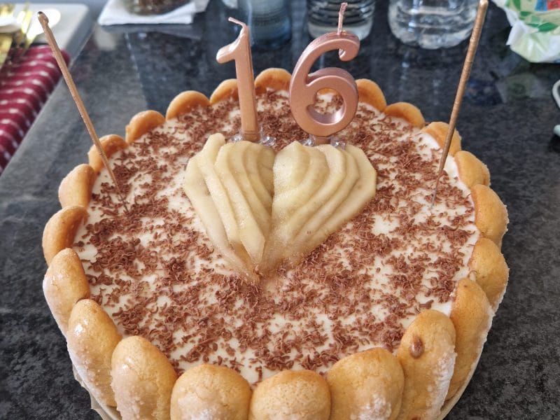 Cliquez pour zoomer ! Charlotte poire chocolat Thermomix par angyr
