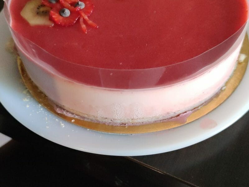 Cliquez pour zoomer ! Bavarois aux framboises Thermomix par kathomas